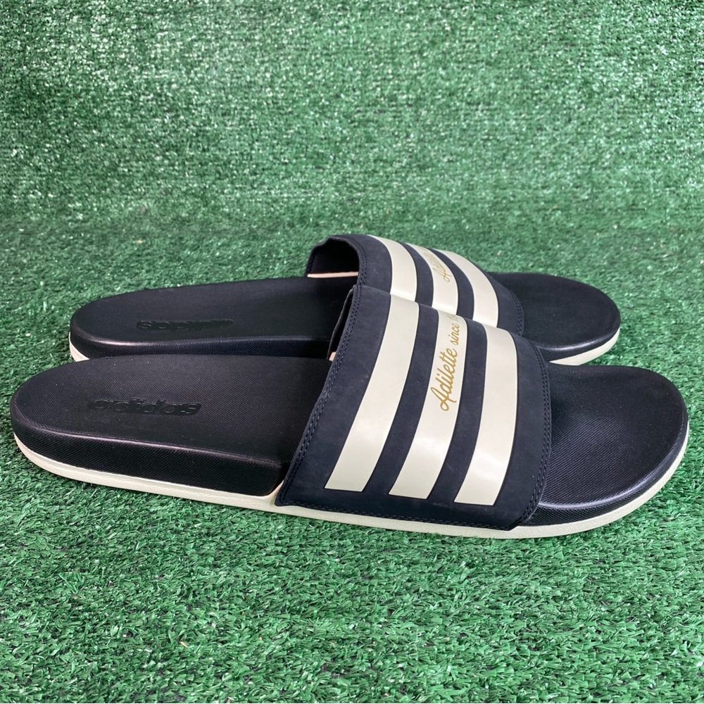 ADIDAS Adilette Comfort 50th Anniversary Mens Size 18 Sandals Slipper GW5966‎